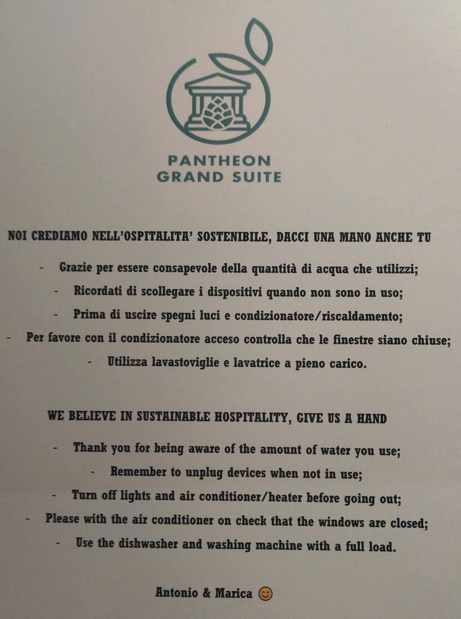 Pantheon Grand Suite Roma Ngoại thất bức ảnh
